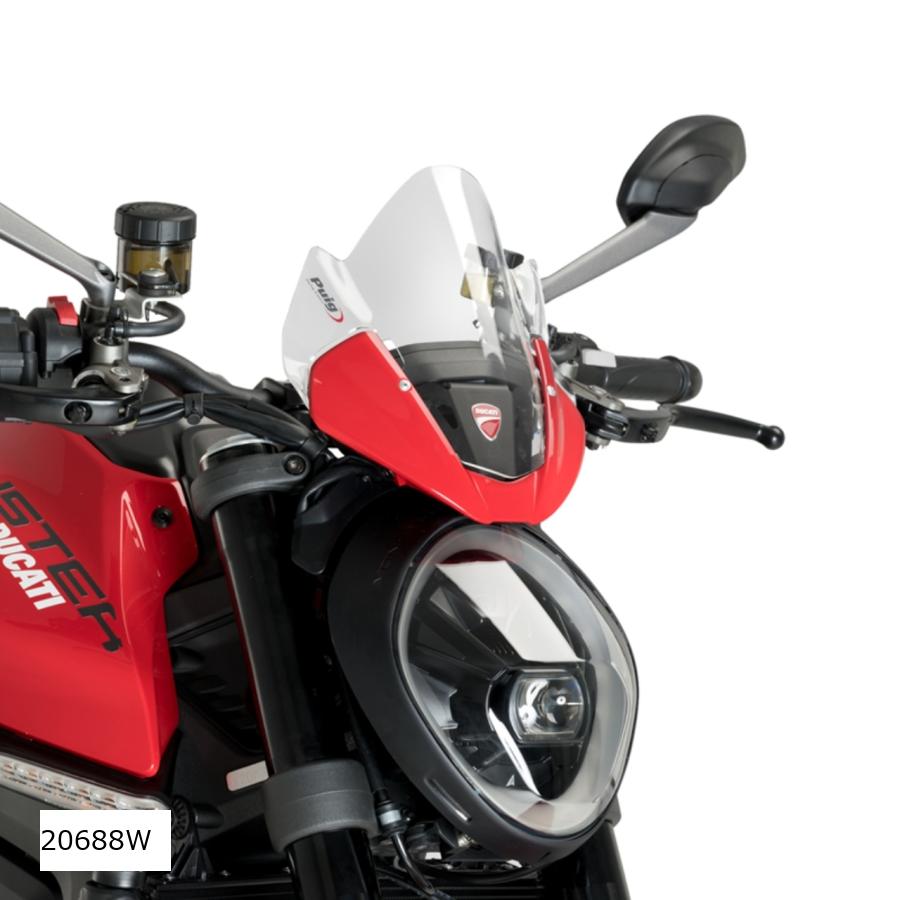 Puig (プーチ) レーシングスクリーン Sport クリア MONSTER 937+ 20688W