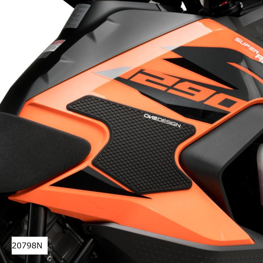 Puig (プーチ) サイドタンクパッド ブラック KTM 1290 SUPER ADVENTURE R/S 20798N