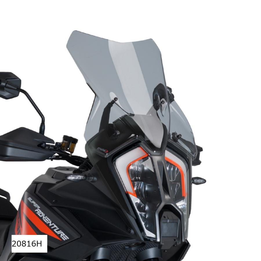 Puig (プーチ) ツーリングスクリーンPlus スモーク KTM 1290 SUPER ADVENTURE R/S (Touring Plus Screen) 20816H