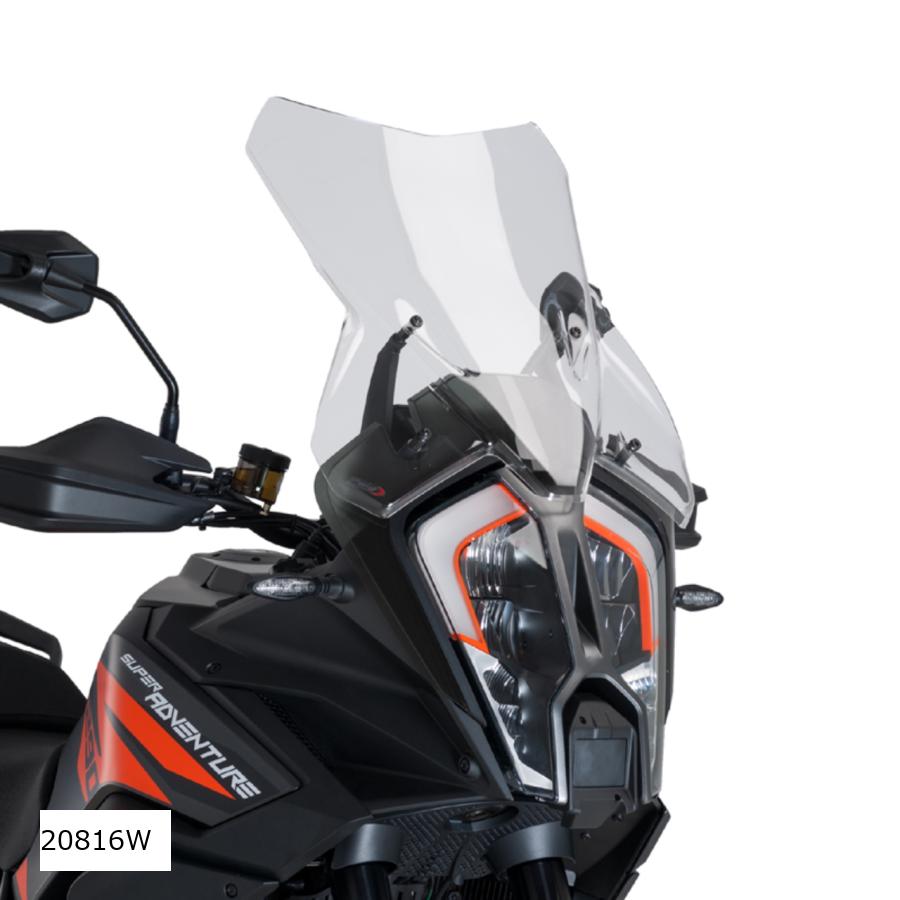 Puig (プーチ) ツーリングスクリーンPlus クリア KTM 1290 SUPER ADVENTURE R/S (Touring Plus Screen) 20816W