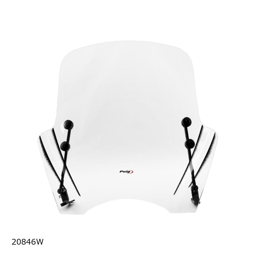 Puig (プーチ) ウインドシールド T.X. クリア SYM FIDDLE 125/50 (Windshield T.X.) 20846W