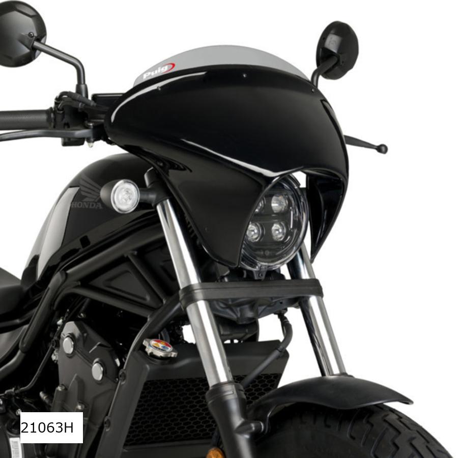 Puig (プーチ) ウインドシールド バットウイング SML (SPORT) スモークCMX 500 REBEL/CMX 500 REBEL S ..