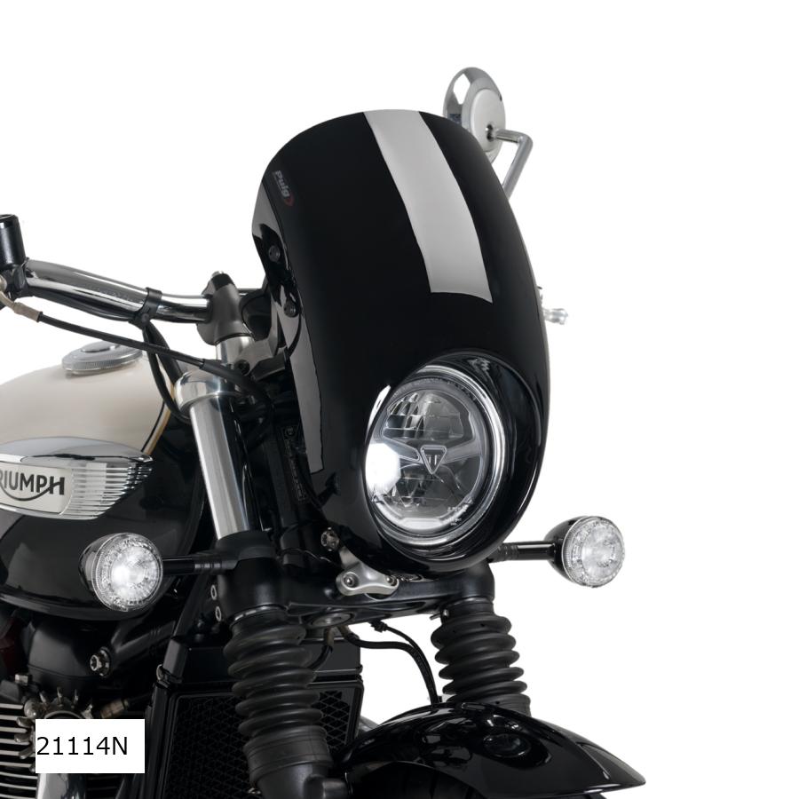 Puig (プーチ) セミフェアリング グロスブラック BONNEVILLE SPEEDMASTER 21114N