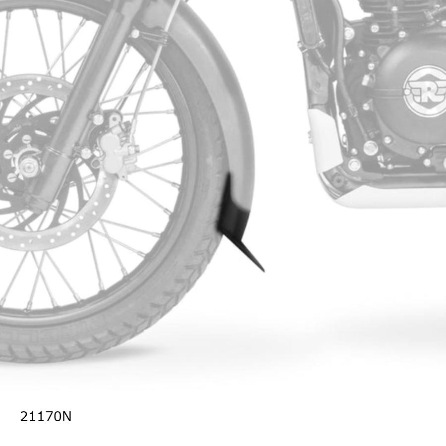Puig (プーチ) エクステンドフェンダー(フロント)ブラック ROYAL ENFIELD HIMALAYAN・ABS樹脂 21170N