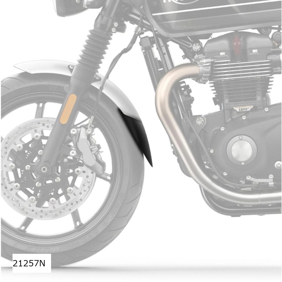 Puig (プーチ) エクステンドフェンダー(フロント)ブラック TRIUMPH SPEED TWIN 21257N