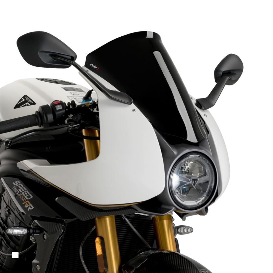 Puig (プーチ) レーシングスクリーン R-Racer ブラック SPEED TRIPLE 1200 RR 21262N