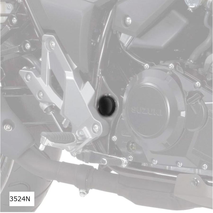 Puig (プーチ) シャシーキャップ ブラック DL250 V-STROM 3524N