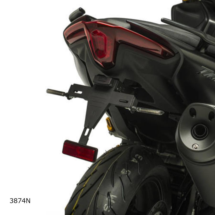 Puig (プーチ) ライセンスサポート ブラック・スチール T-MAX560SX/T-MAX560DX (フェンダーレスKIT) 3874N