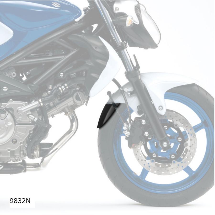 Puig (プーチ) エクステンドフェンダー(フロント) ブラック SFV650 GLADIUS 9832N