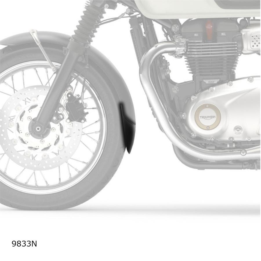 Puig (プーチ) エクステンドフェンダー(フロント) ブラック BONNEVILLE T100/T120 9833N