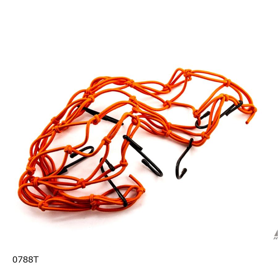 Puig (プーチ) ツーリングネット(350x350) オレンジ 汎用(ELASTIC NETS) 0788T