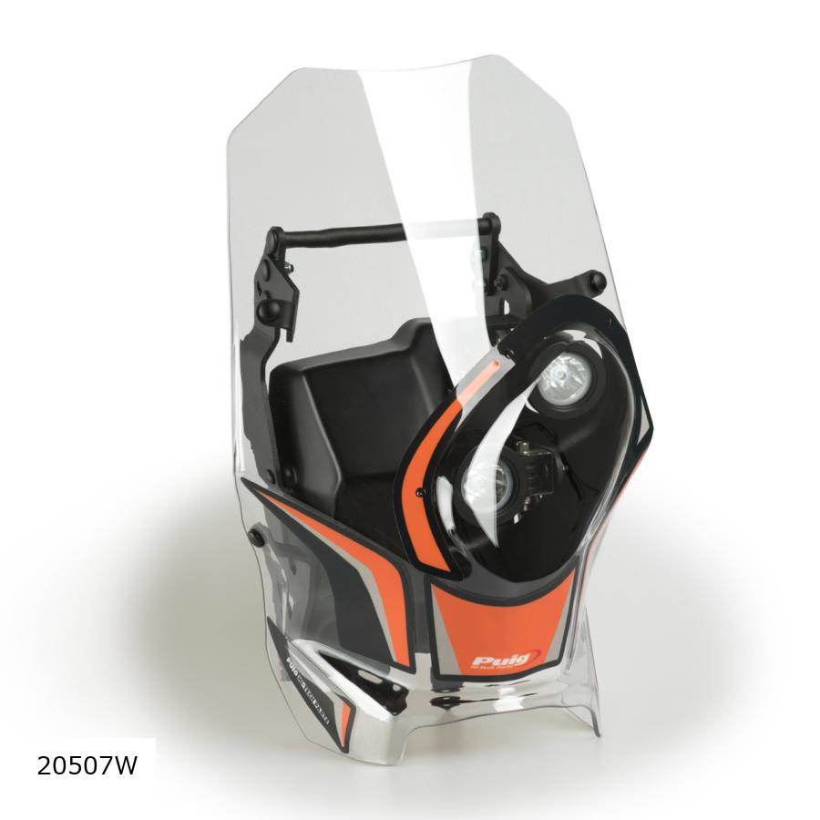 Puig (プーチ) ラリーセミフェアリング クリア KTM125EXC/200EXC/250EXC/300EXC 20507W