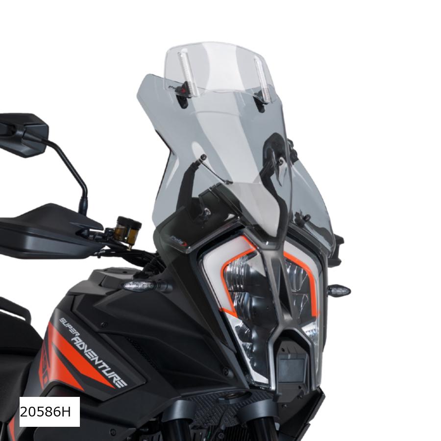 Puig (プーチ) ツーリングスクリーン バイザー付 スモーク KTM 1290 SUPER ADVENTURE R/S 20586H