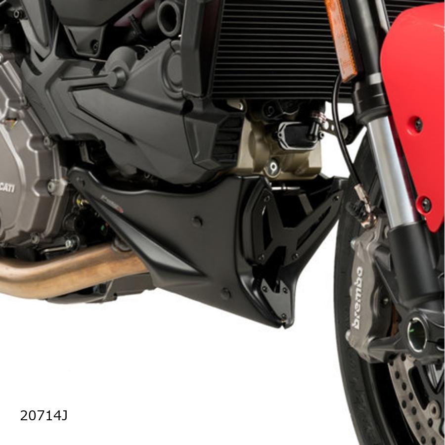 Puig (プーチ) エンジンスポイラー マットブラック MONSTER 937/937 PLUS 21 20714J