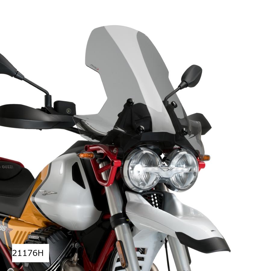 Puig (プーチ) ツーリングスクリーン スモーク MOTO GUZZI V85 EVOCATIVE GRAPHICS/V85TT 850 21176H