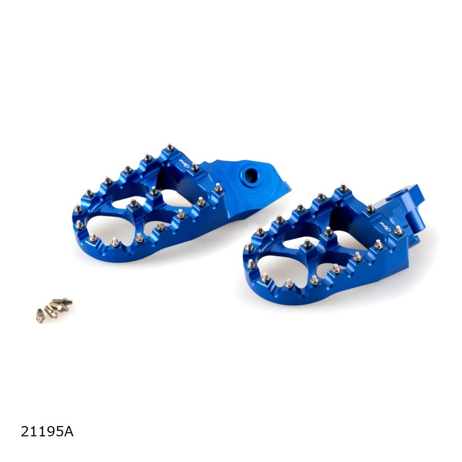 Puig (プーチ) フットペグ オフロード ブルー R1200GS/R1200GS ADVENTURE/R1250GS 21195A