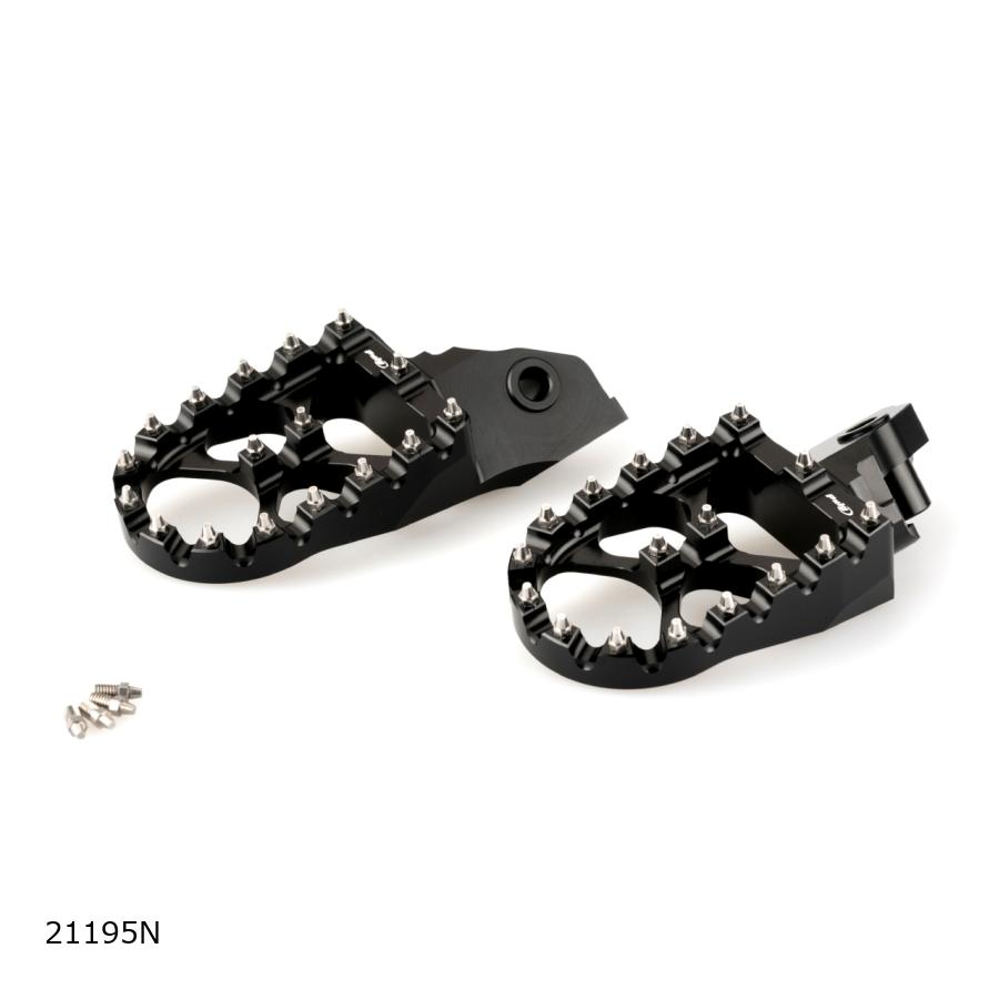 Puig (プーチ) フットペグ オフロード ブラック R1200GS/R1200GS ADVENTURE/R1250GS 21195N