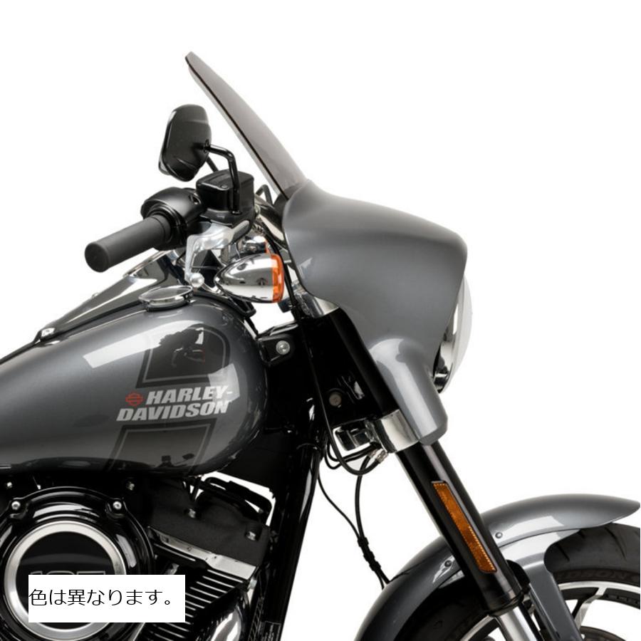 Puig (プーチ) ハイロードスクリーン ツーリング Dスモーク HARLEY DAVIDSON SOFTAIL SPORT GLIDE FLSB 21236F