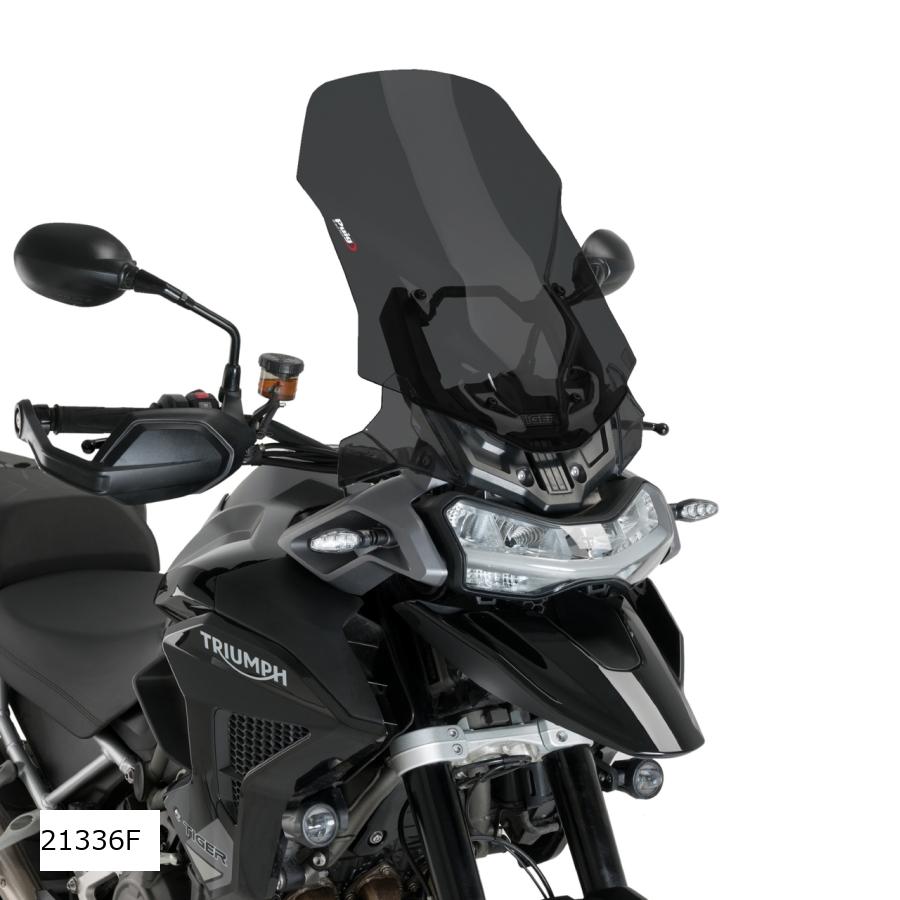 Puig (プーチ) ツーリングスクリーン ダークスモーク TIGER 1200 GT/GT PRO/GT EXPLORER/RALLY PRO 21336F