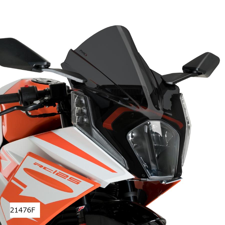 Puig (プーチ) レーシングスクリーン Z-Racing ダークスモーク KTM RC125/RC390 21476F