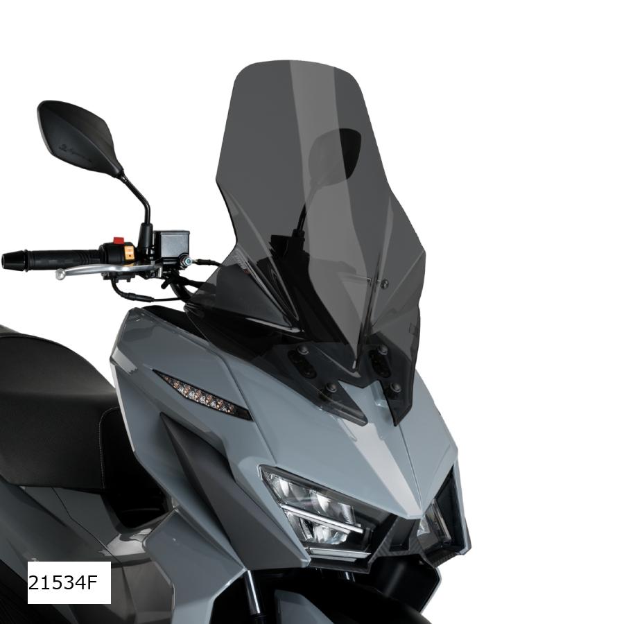 Puig (プーチ) V-TECH LINE ツーリングスクリーン ダークスモーク SYM JET X 125 21534F