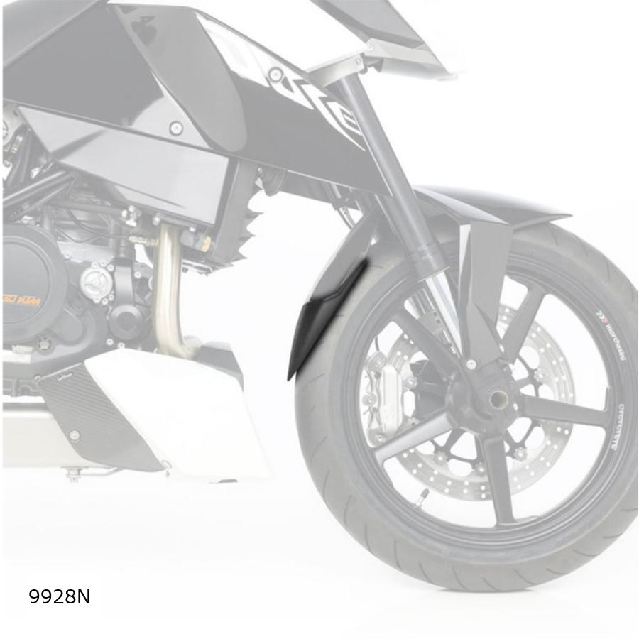 Puig (プーチ) エクステンドフェンダー(フロント) ブラック KTM 690DUKE/690DUKE R 9928N