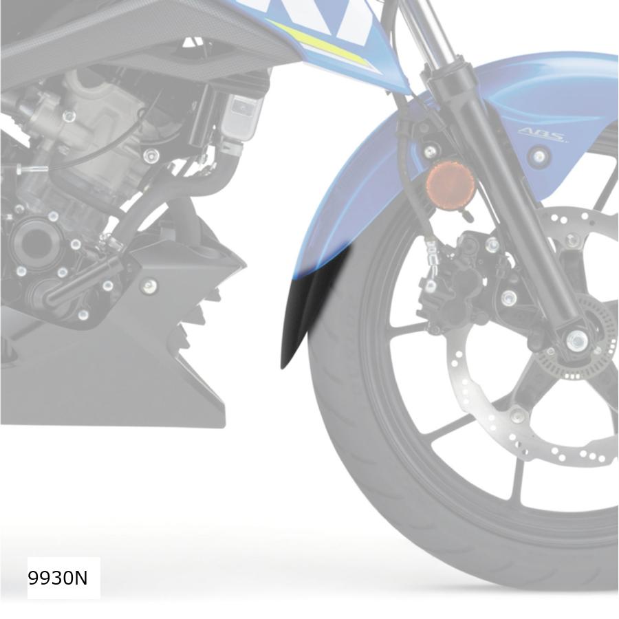 Puig (プーチ) エクステンドフェンダー(フロント) ブラック GSX-R125/GSX-R250 9930N