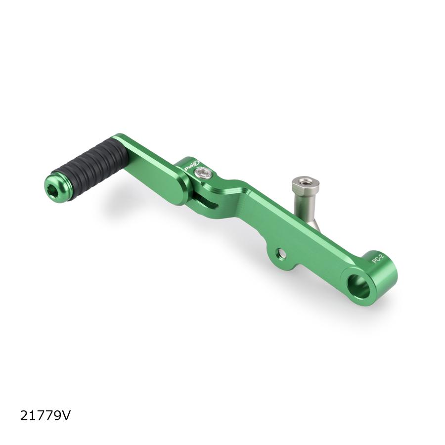 メーカー名：プーチメーカー品番：21779V純正ステッププレートに取り付けるアルミ削り出しのシフトペダル。純正ペダルと入れ替えるだけのボルトオン設計。アルマイト処理された7色をラインナップ。ペダル先端の操作部分には、調整機構を設け、高さ、角度の素早い調整を可能としています。また、別売のPUIG FOOTPEGSシリーズを取り付けていただくことで、より、確実な操作性とカラーコディネートをお楽しみいただけます。販売備考：取り寄せ品の為、キャンセル不可です。適合情報：ヤマハ[YAMAHA] XSR700 21-25ヤマハ[YAMAHA] MT-07 21-24