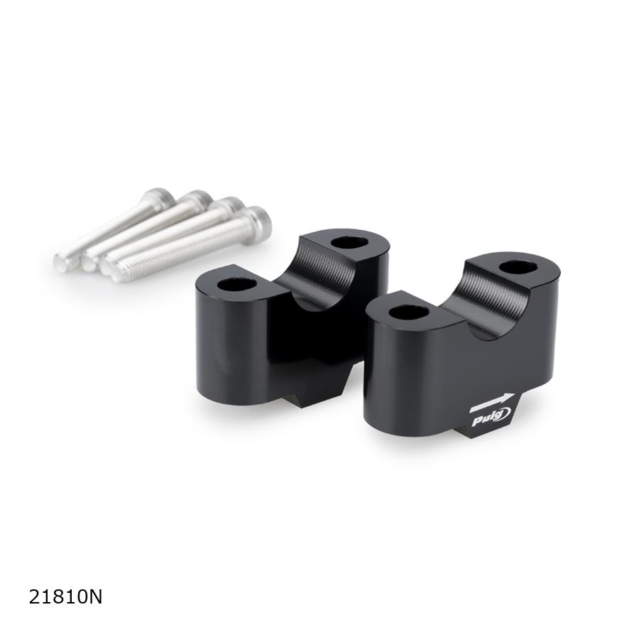 Puig (プーチ) ハンドルアップライザー 30mm ブラック F750GS/F800GS 21810N