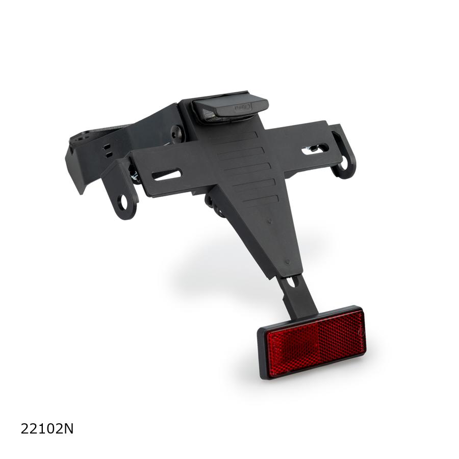 Puig (プーチ) ライセンスサポート(フェンダーレスKIT) ブラック TRIUMPH DAYTONA 660 22102N