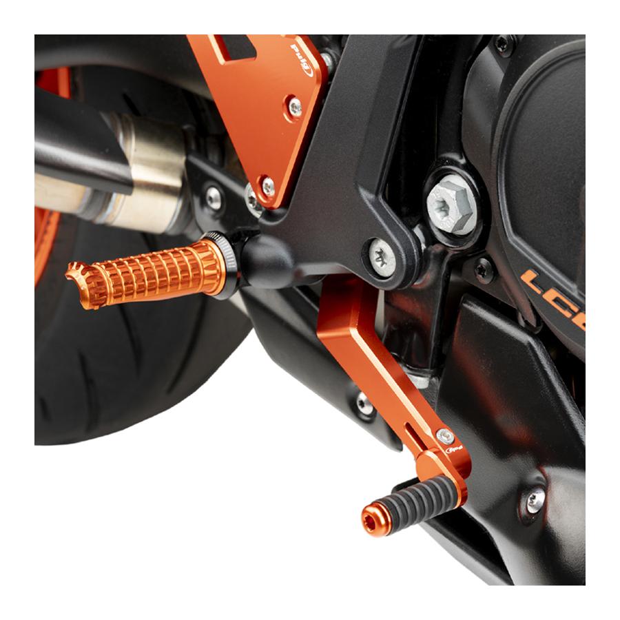 Puig (プーチ) アジャスタブルシフトペダル オレンジ KTM 990 DUKE/990 DUKE R 22207T