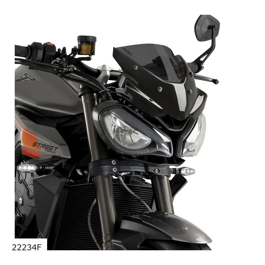 Puig (プーチ) ニュージェネレーションNKスクリーンSPORT Dark smoke STREET TRIPLE 765 R/STREET TRIPLE 765 RS 22234F
