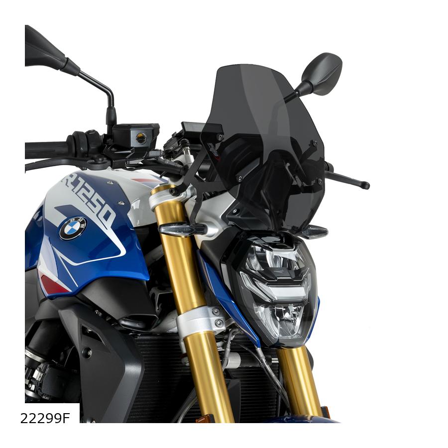 Puig (プーチ) ニュージェネレーションNK SPORT取付ステー付 Dark smoke R1250R 22299F