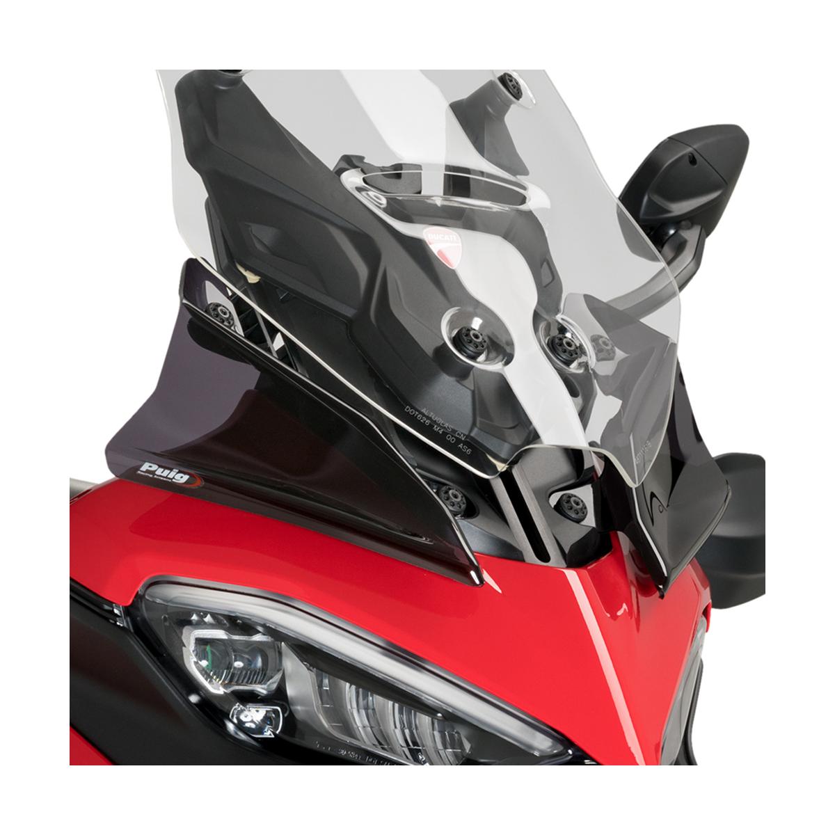Puig (プーチ) フロントディフレクター ダークスモーク MULTISTRADA V4/V4S 21128F