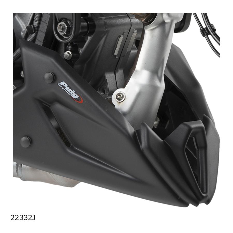 Puig (プーチ) エンジンスポイラー マットブラック KTM 125 DUKE 22332J