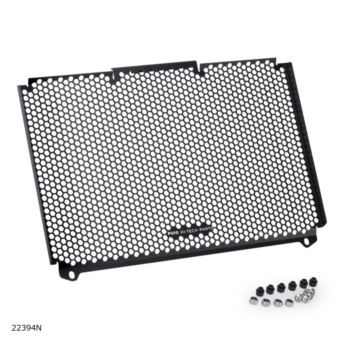 プーチ ラジエータープロテクター ブラック/高強度アルミニウム CB1000 HORNET SP /CB1000 HORNE 22394N