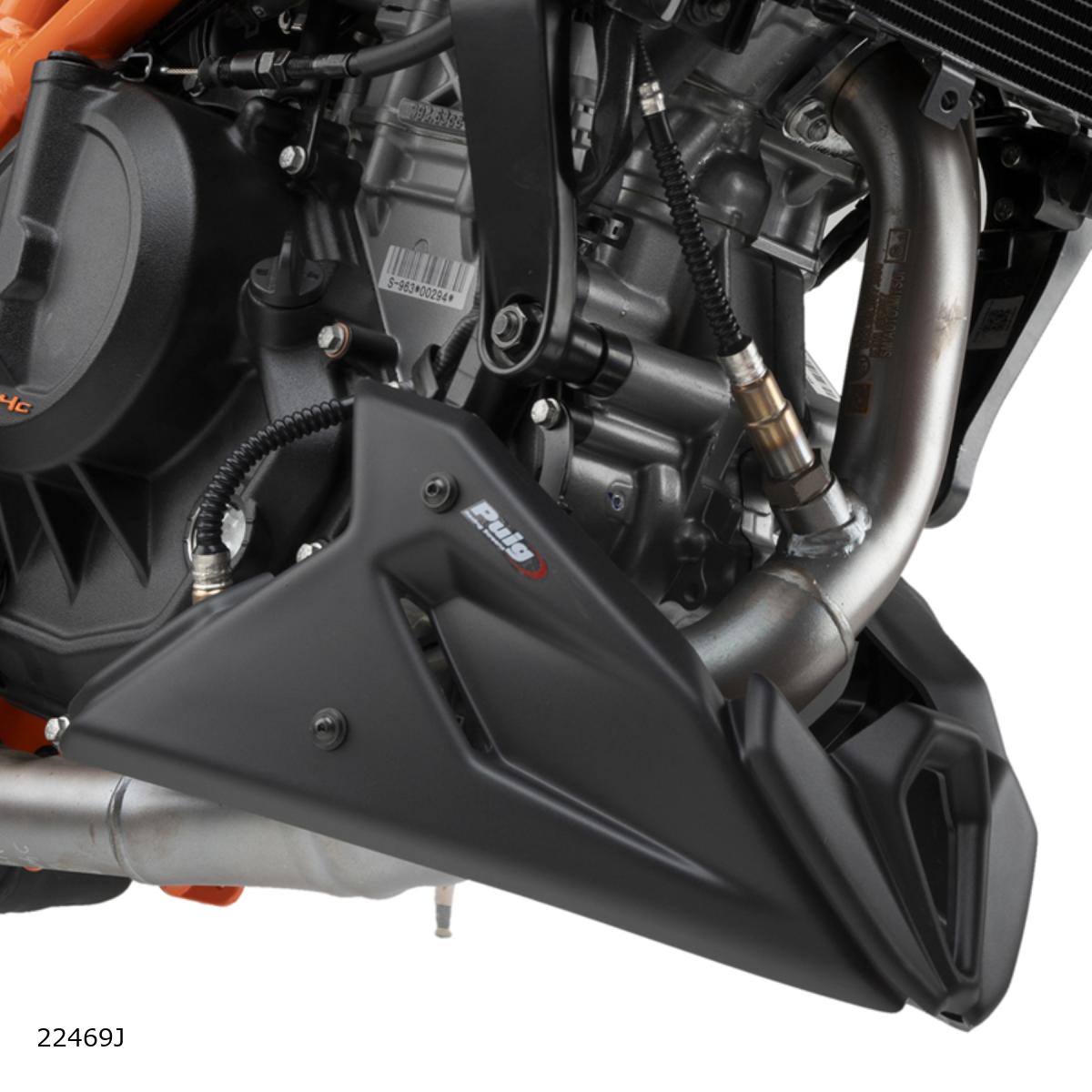プーチ エンジンスポイラー MATT ブラック KTM 390 DUKE 22469J