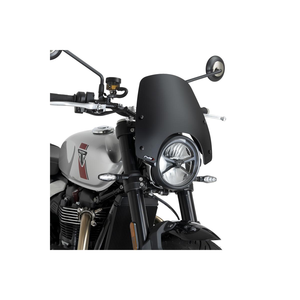 Puig (プーチ) ニュージェネレーションNK SPORT マットブラック SPEEDTWIN1200RS/SPEEDTWIN 1200/SPEEDTWIN900 22618J