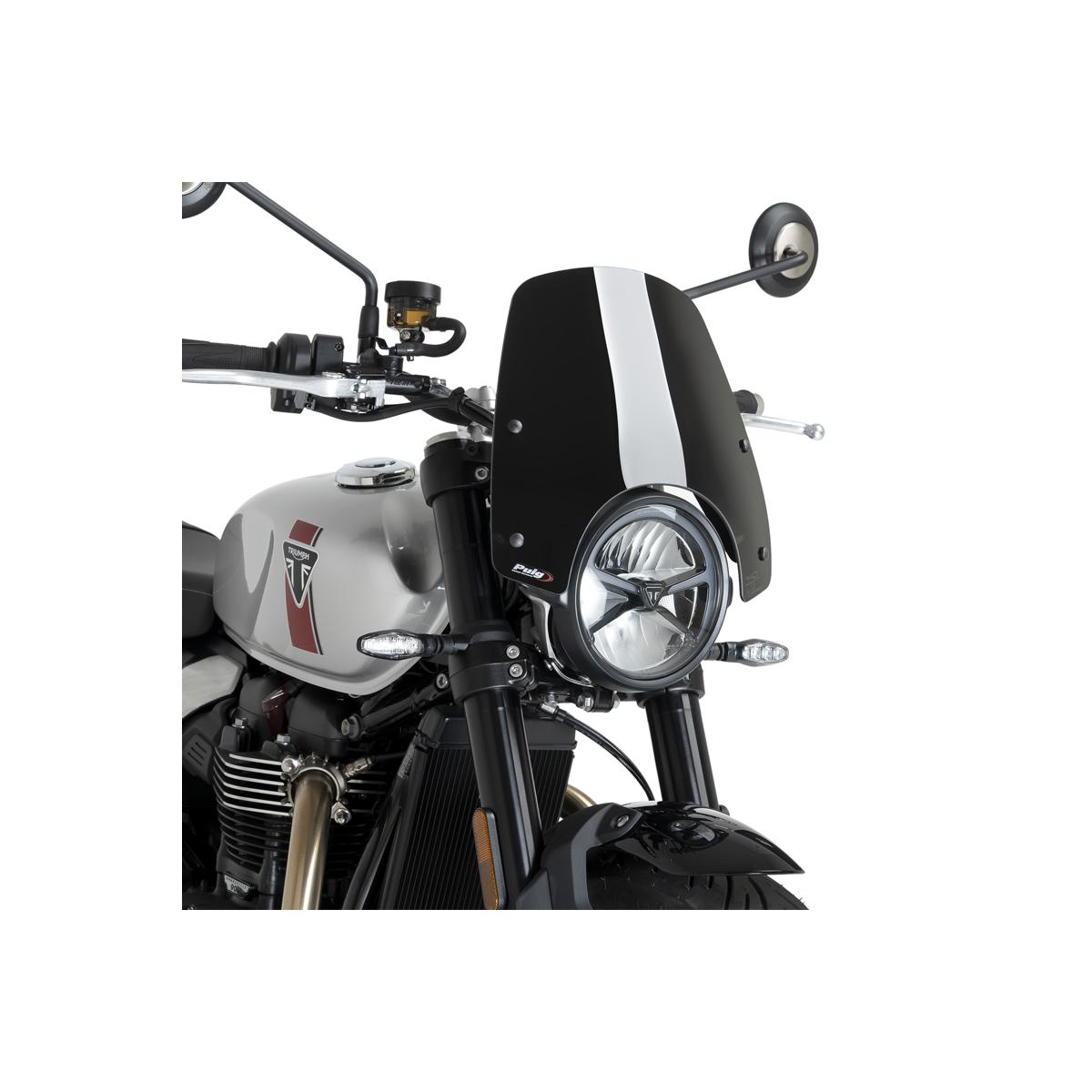 Puig (プーチ) ニュージェネレーションNK SPORT ブラック SPEEDTWIN1200RS/SPEEDTWIN 1200/SPEEDTWIN900 22618N