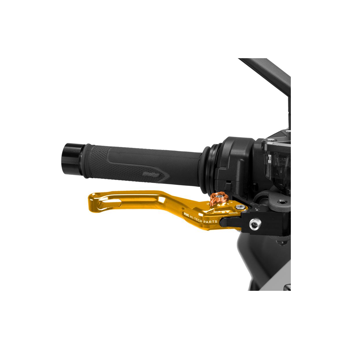Rakuten - Puig (プーチ) BRAKE LEVER 4.0.SHORT (ショートタイプ) ブレーキレバー ゴールド/オレンジ 4130OT