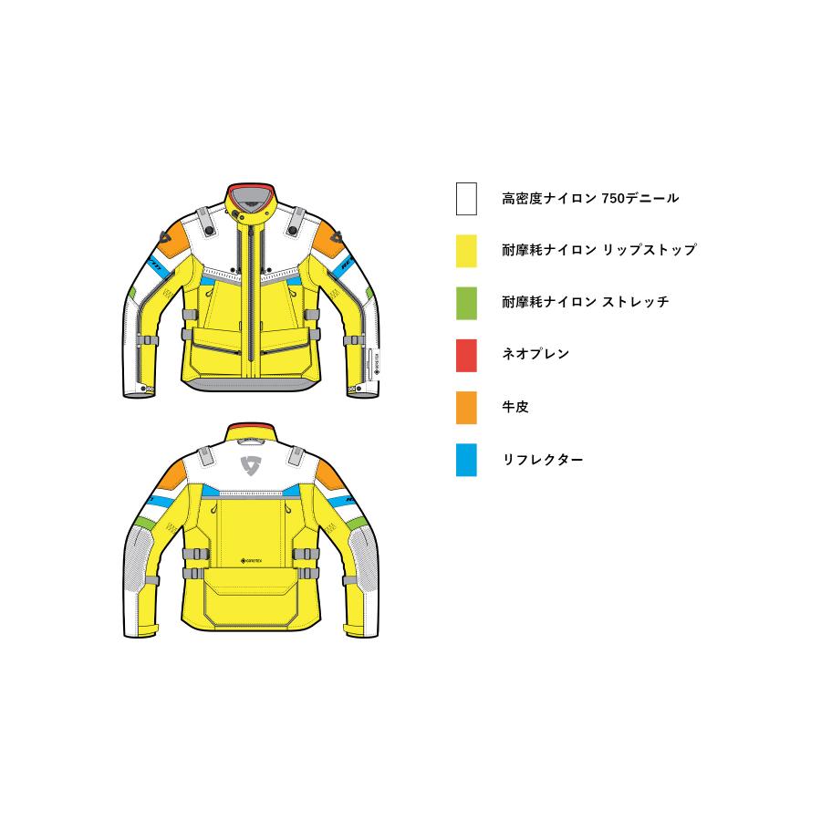 REVIT (レブイット) ディフェンダー3 GTX GORE-TEXジャケット サンド/ブラック XL FJT305-5220-XL