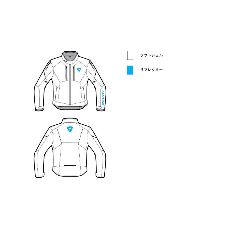 REVIT (レブイット) カタリスト H2O ジャケット ブラック/グレー XL FJT341-1150-XL