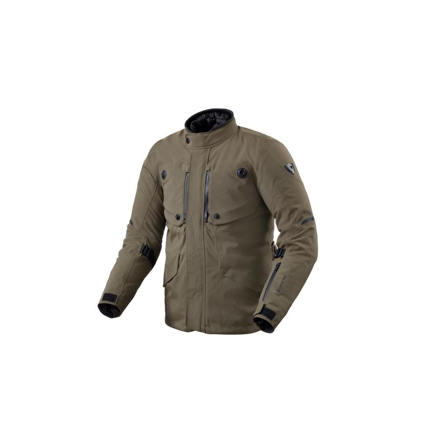 REVIT (レブイット) トレンチ2 GTX GORETEXジャケット ブラック/オリーブ M FJT384-0120-M