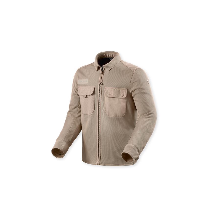 REVIT (レブイット) トレーサー AIR 3 オーバーシャツ メッシュ 通気性 夏 ツーリング サンド XL FSO031-0760-XL(2)