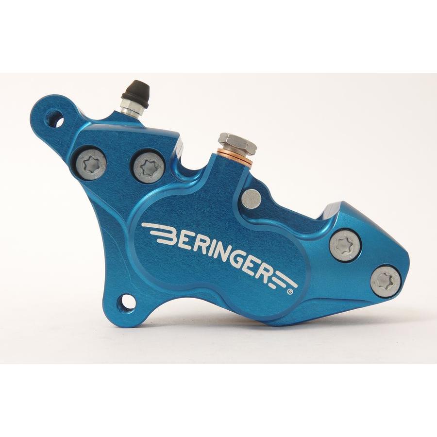 ベルリンガー 4ピストンキャリパー 左 ストリートトリプル TIGER800 XC CB750 (RC42) ブルー 4H12