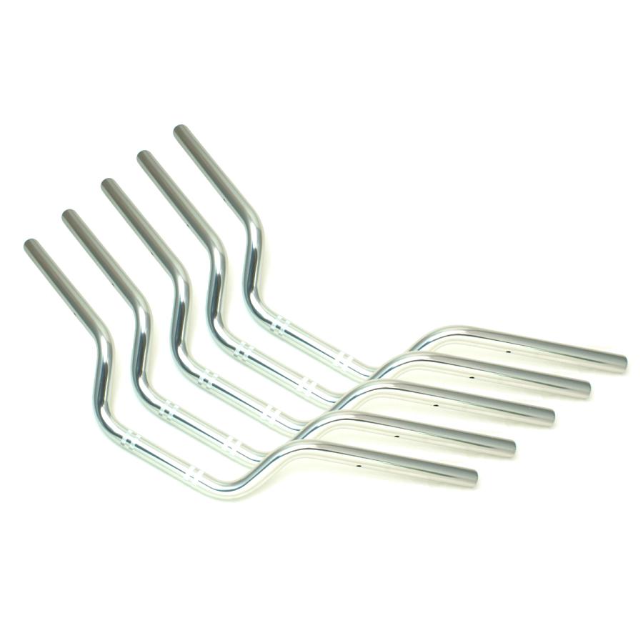EFFEX (エフェックス) イージーフィットバー シルバー ER6n/f 09-11 ER4n/Ninja400R 10-13 （5本セット品） EBF733S-5SET