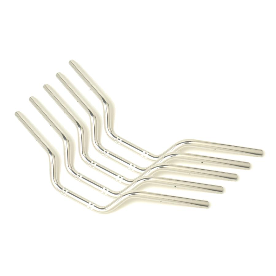 EFFEX (エフェックス) イージーフィットバーHigh シルバー ZRX1200DAEG 09-16 （5本セット品） EBH730S-5SET