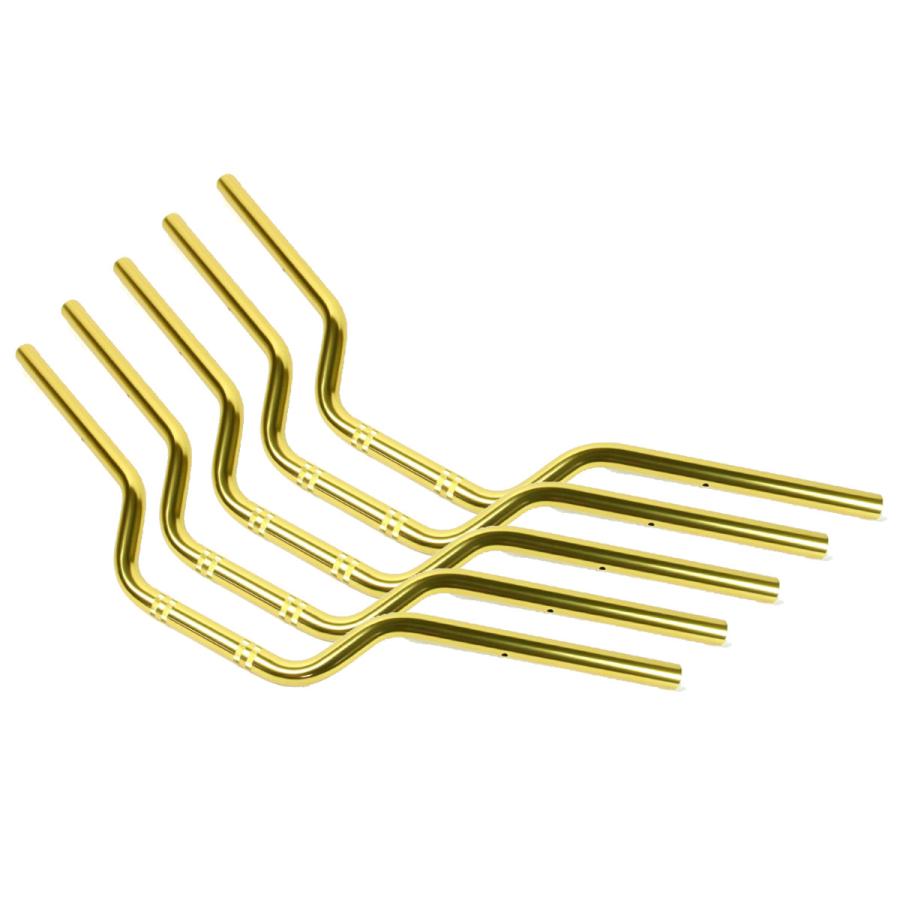 EFFEX (エフェックス) イージーフィットバーLow Sゴールド ER6n 12-14/Ninja650(400) 12(14)-16(17) （5本セット品） EBL751G-5SET