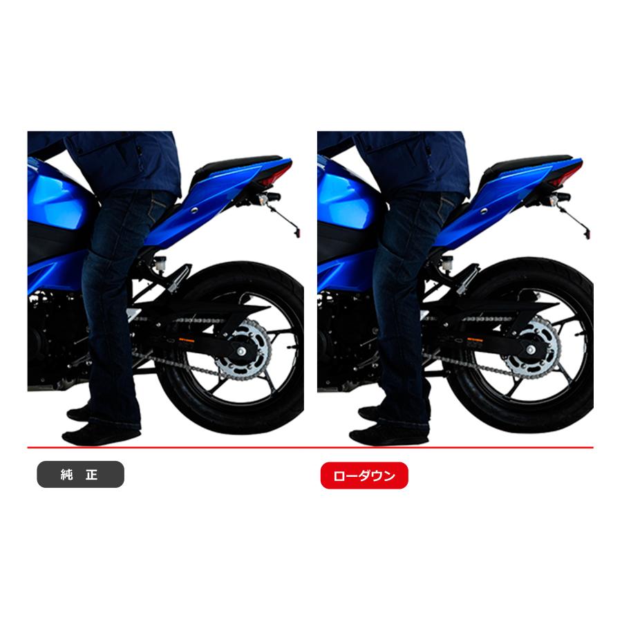 EFFEX (エフェックス) ローダウン コンプキット 20mmダウン ニンジャ Ninja400 250 PHA763D-SET