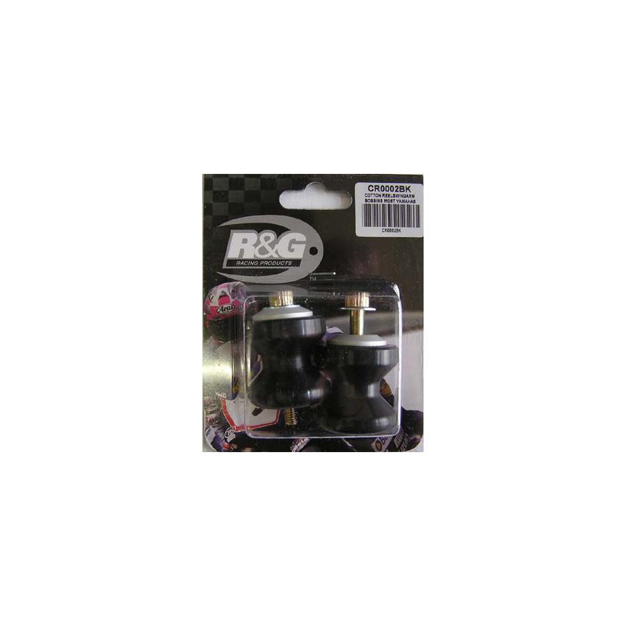R&G (アールアンドジー ) コットンリール ブラック YZF-R1 98-17・TRIUMPH Daytona675 06-09・APRILIA Dorsoduro750 RG-CR0002BK